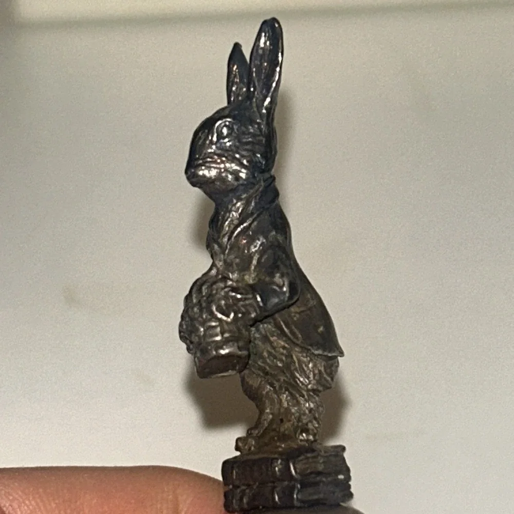 Beatrix‎ Potter Peter Rabbit New England Collectors Society Silver Plated Bell